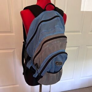 Nike Blue Mesh Backpack